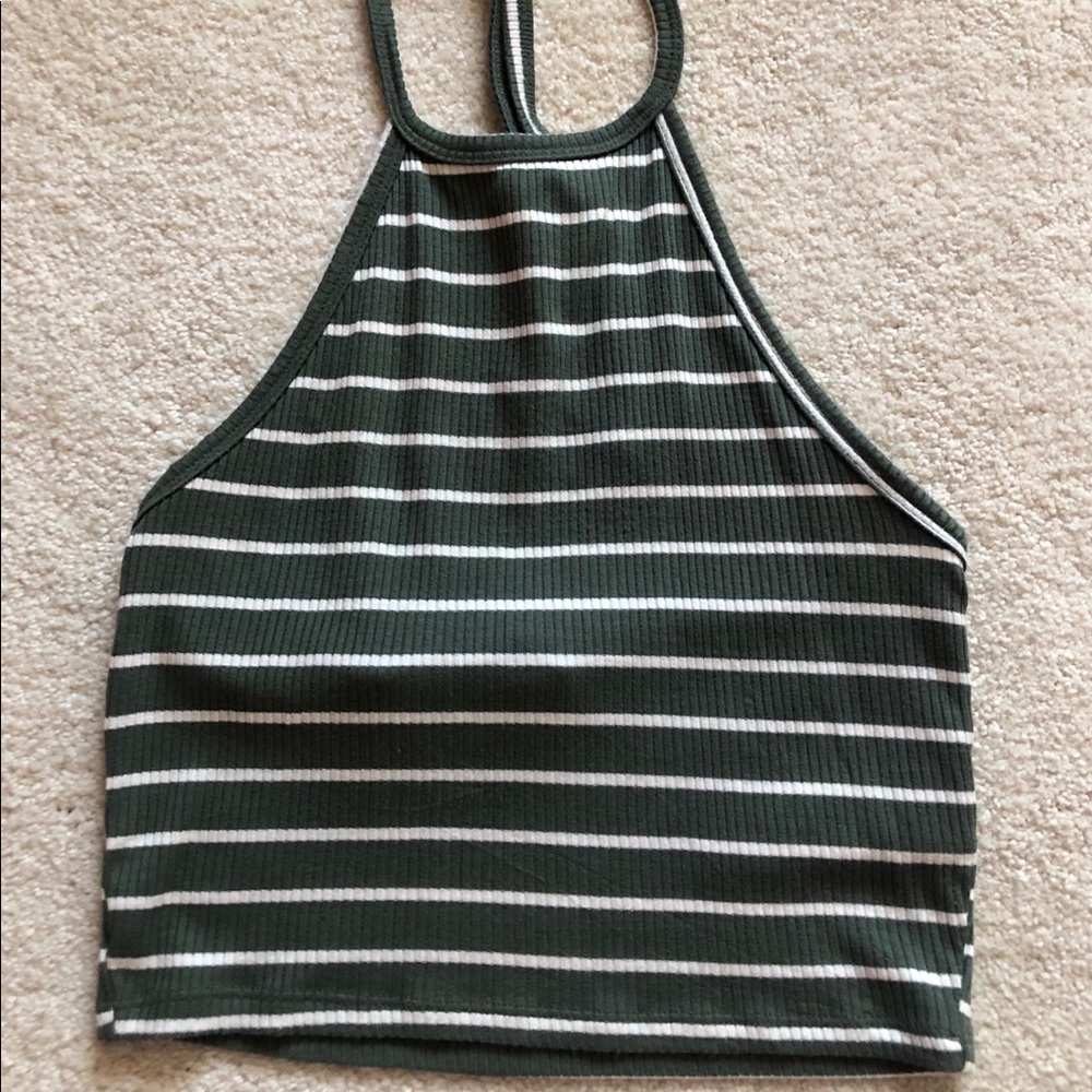 Forever 21 striped halter top